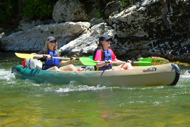descente gorges ardeche canoe kayak
